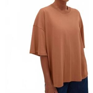 NEW KOWTOW oversized boxy tee in sienna